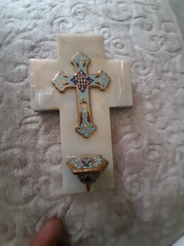 Alabaster kreuz - alabaster,