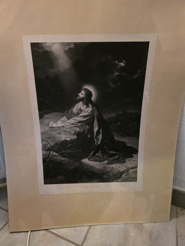 Antiker religiöser kunstdruck - religiöser,
