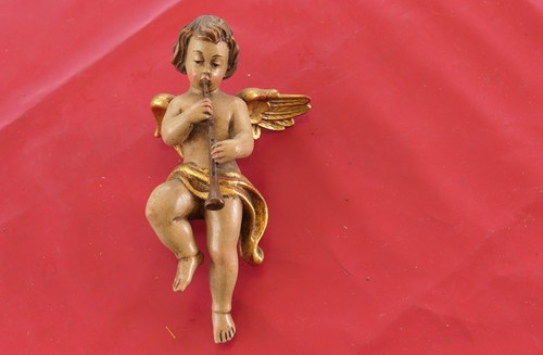 Alter handgeschnitzter putto - handgeschnitzter,