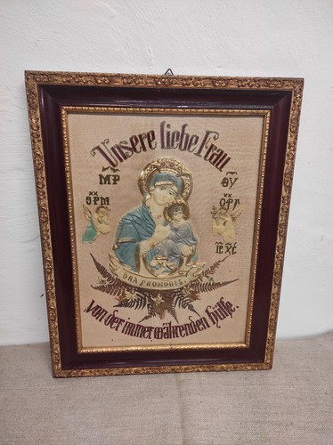 Altes heiligenbild madonna - altes, heiligenbild,