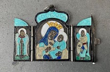 Antike Silber Ikone, 19 Jh