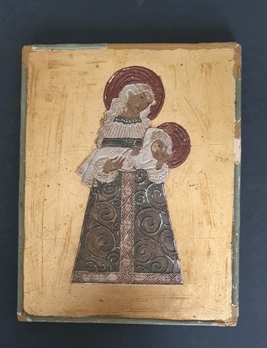Antikes heiligenbild wandikone - heiligenbild,
