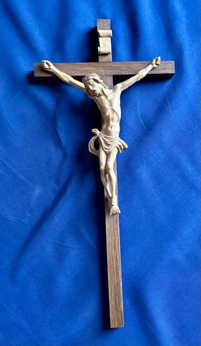 Holz kruzifix wandkreuz - holz,