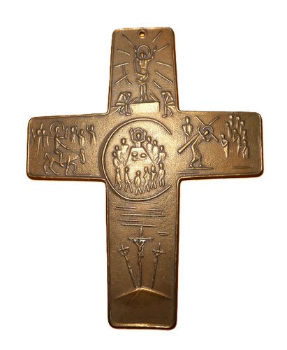 Bronzekreuz wandkreuz x - bronzekreuz,