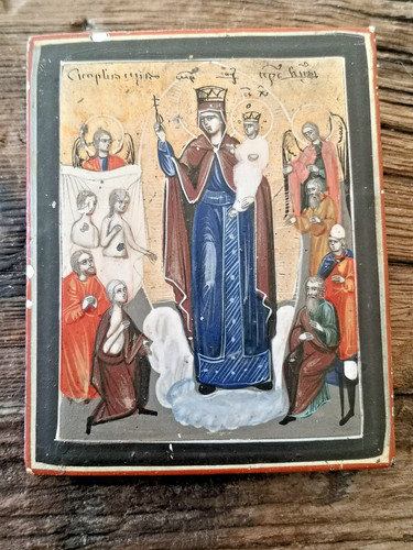 Antike russische ikone - russische,