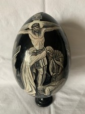 Altes  Russisches  Ei  bemalt