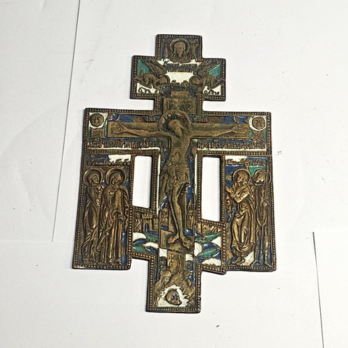 Altes orthodoxes ikonen kreuz - orthodoxes, ikonen-kreuz