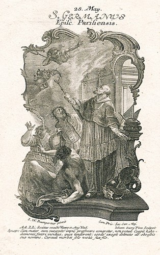 Andachtsbild germanus - hl.,