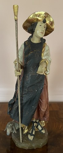 Heiliger wendelin geschnitzt - wendelin,