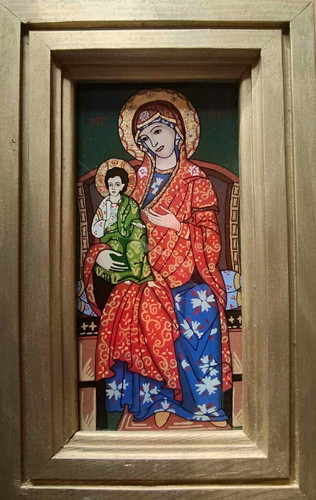 Ikone maria mit - mit, jesuskind