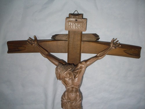 Altes holzkreuz kruzifix - altes,