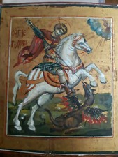 Ikone: Hl. Georg, künstl