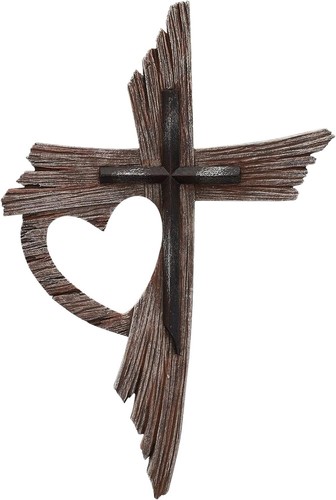 Vintage jesus kreuz - vintage, holz