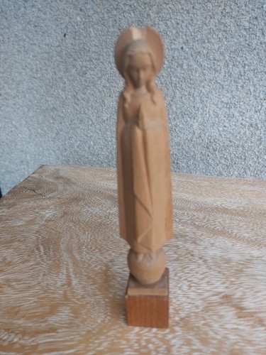 Madonna betend holzfigur - betend,