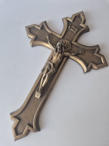 Vintage kruzifix aus belgien - kruzifix, |