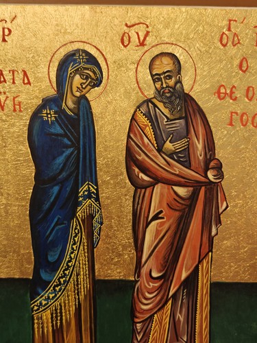 Ikone gottesmutter maria und - gottesmutter,