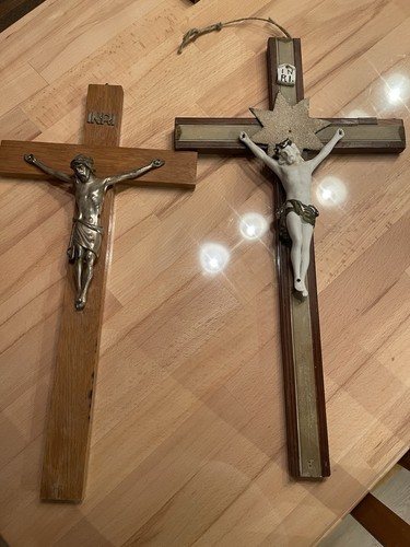 Kreuz kruzifix metall - 2,