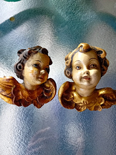 Engelkopf putti mit - engelkopf,