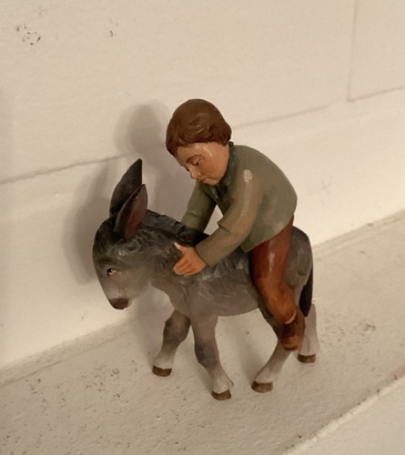 Junge auf esel heinzeller - junge,