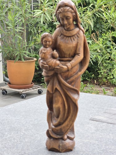 Madonna mit kind figur holz - mit,
