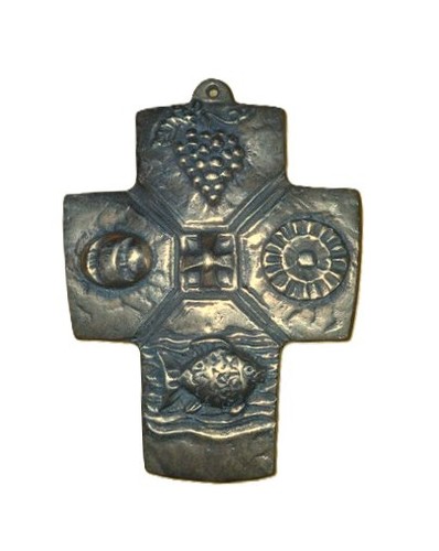 Bronzekreuz wandkreuz 10cm - bronzekreuz,