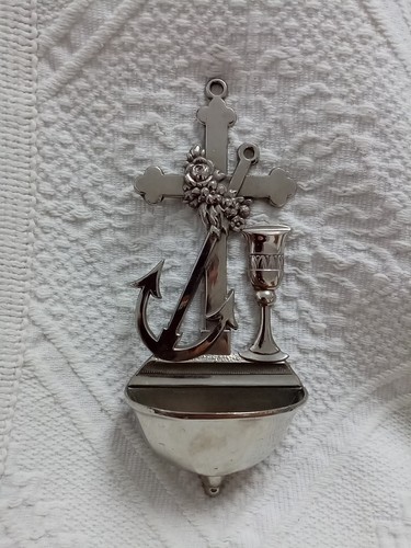 Weihwasserkessel zinn jesus - ,