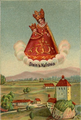Uraltes wallfahrtsbild maria - uraltes,