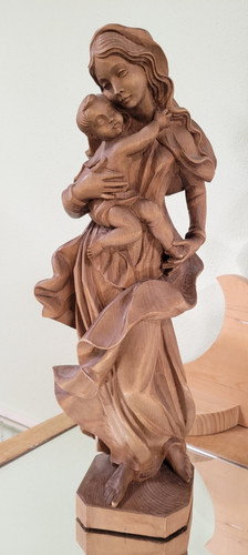 Madonna mit jesuskind - mit, holz