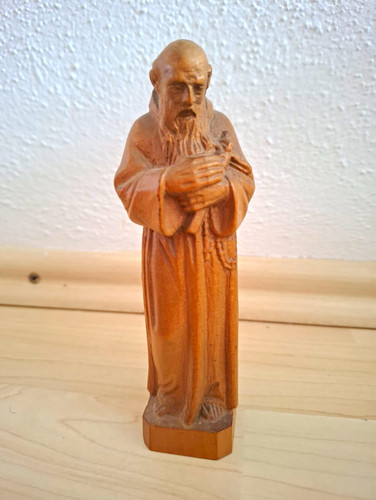 Holzfigur mönch sakralkunst - ,