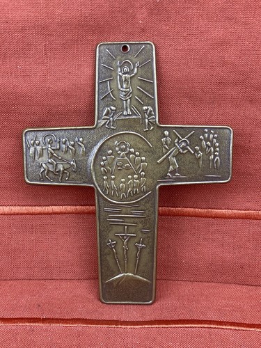 Kreuz bronze konfirmation - kreuz,