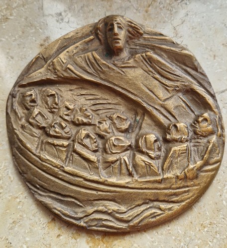 Sakrales bild bronze 10cm - sakrales, ca.10cm