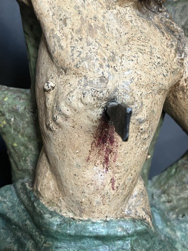 Barock holzskulptur heiliger - holzskulptur,
