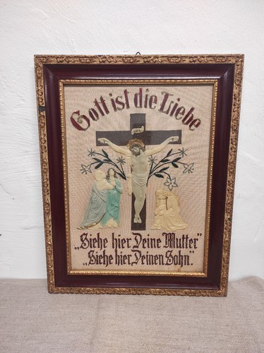 Altes heiligenbild jesus - altes, heiligenbild,