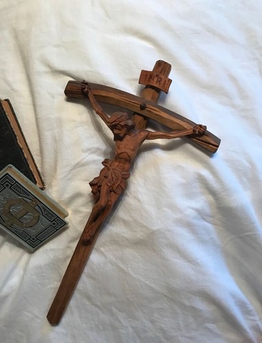 Holz kruzifix wandkreuz mit - kruzifix,