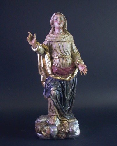 Heilige magdalena auf wolke - magdalena,