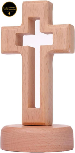 Holz kreuz tischdekoration - holz,