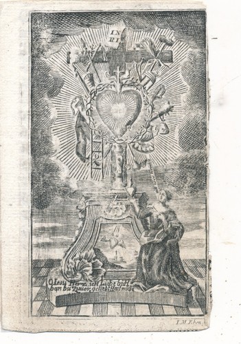 Andachtsbild aufopferung - andachtsbild, ,aufopferung