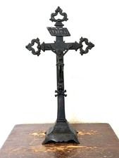 Altes Kruzifix Standkreuz aus