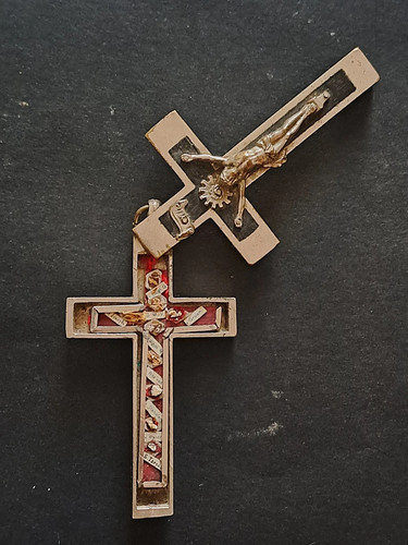 Reliquiarkreuz mit - , 9