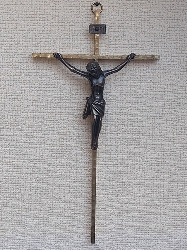 Vintage wandkreuz kruzifix - vintage,