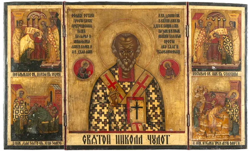 Grosses triptychon - grosses, (skladen)