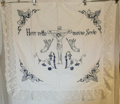 B100 großes altartuch blau - b100:,