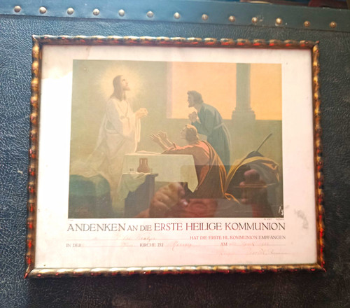 Andenken die erste heilige - an,