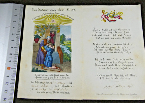 Andachtsbild holy card - holy,