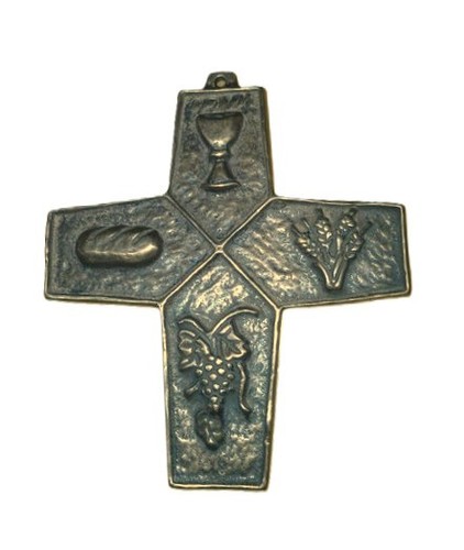 Bronzekreuz wandkreuz 10cm - bronzekreuz,