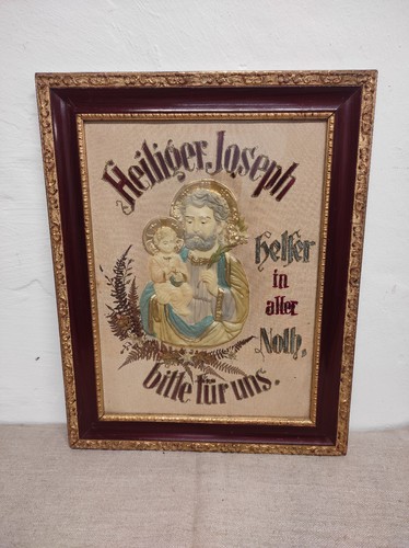 Altes heiligenbild joseph mit - altes,