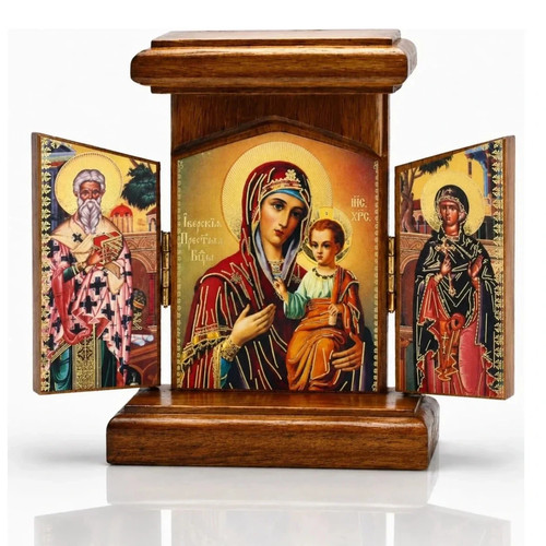 Ikonen triptychon holz - triptychon,
